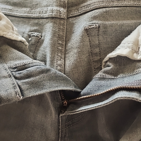 7 for All Mankind Kimmie Bootcut/Slim Illusion Grey Jeans Size 28 - Picture 5 of 9